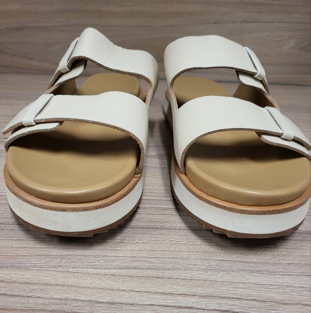 Like New Nisolo Ella Flatform Slide (color Bone), Size 8 - Picture 11 of 11